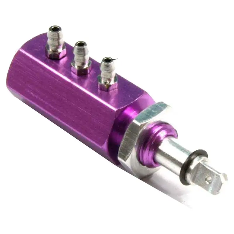 45Mm 3-Way Air Valve For RC Airplane/Drone Pneumatic Systems With Quick-Release Connector