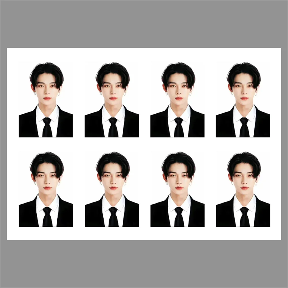 Kpop Idolen Hd Print Id Foto Soobin Beomgyu Taehyun Yeonjun Hueningkai Witte Achtergrond 1 Inch Passort Portemonnee Fotofans Cadeau