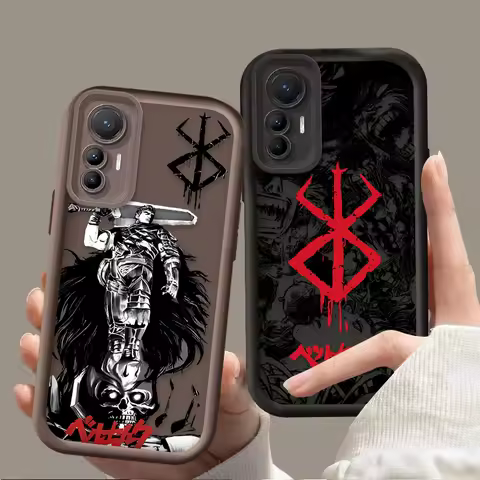 Berserk Guts Comics Case For Xiaomi Poco C65 X7 X6 F6 F5 X5 X3 NFC F3 M6 Pro 4G Mi 13 12 11 Lite 5G 14 13T 12T 11T 14T Pro Cover