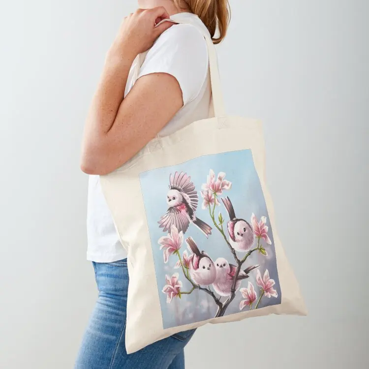 

Shima Enaga And Magnolia Tote Bag Eco bag Canvas bag for women the tote Handbags women