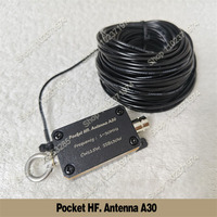 1-30MHz band antenna broadband end feeding half-wave antenna pocket HF. Antenna A30 short-wave antenna