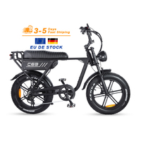 OUXI C63 Fatbike V20 Pro Electric E Fatbike Eu Warehouse 20x4.0 Electric Fat Tire Tyre E Bike Ebike E-bike