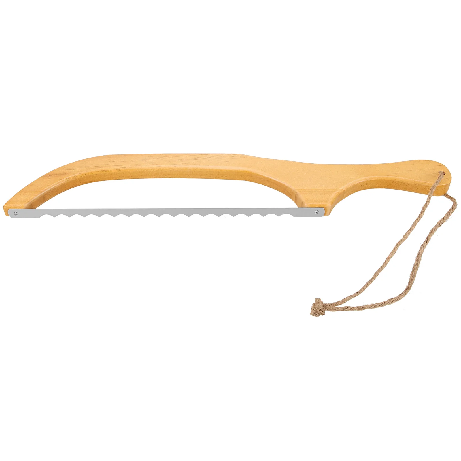 Pisau Pengiris Roti 40X7Cm Pegangan Kayu Baja Tahan Karat Alat Kue Roti Penyebar Roti Peralatan Dapur Rumah Roti