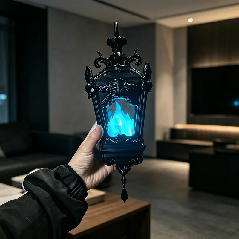Vintage Handheld LED Lantern Customizable Wholesale For Halloween Party Home Courtyard Hanging Festival Decoration