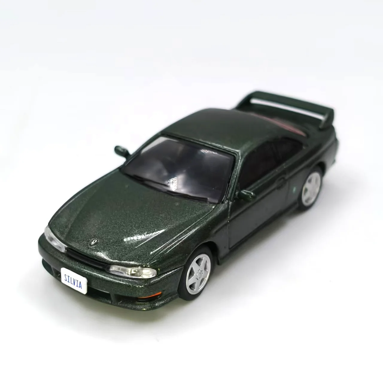 دييكاست 1:64 مقياس DM حاوية سيلفيا S14 سبيكة سيارة نموذج تحصيل لعبة هدية تذكارية عرض حلية