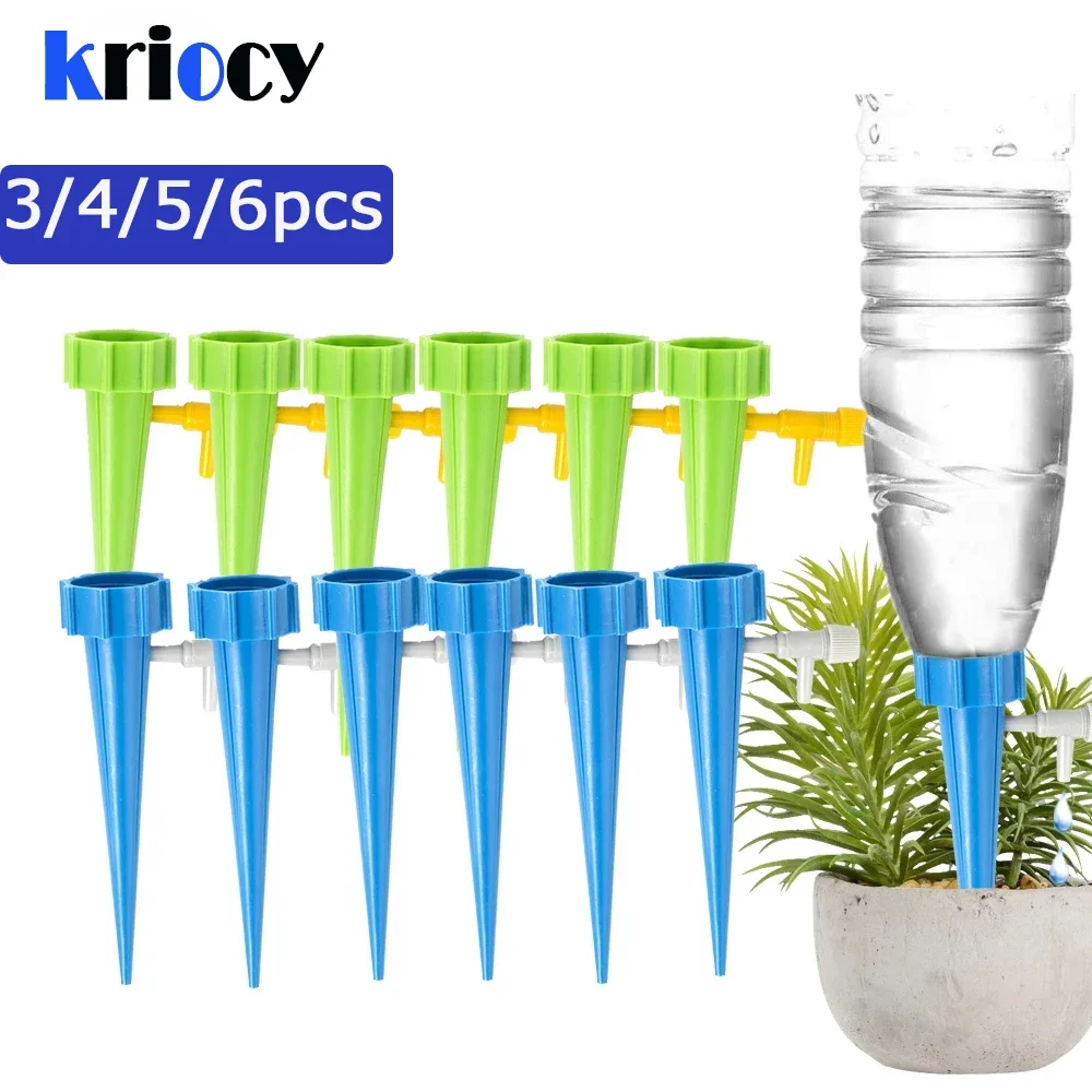 New Automatic Drip Irrigation System Self Watering Spike for Flower Plants Greenhouse Garden Adjustable Auto Water Dripper Devic