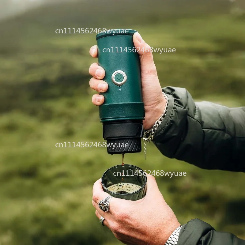 Portable 20Bar Electric Espresso Machine Wireless Self Heating Coffee Maker For Travel Camping Compatible With Nespresso