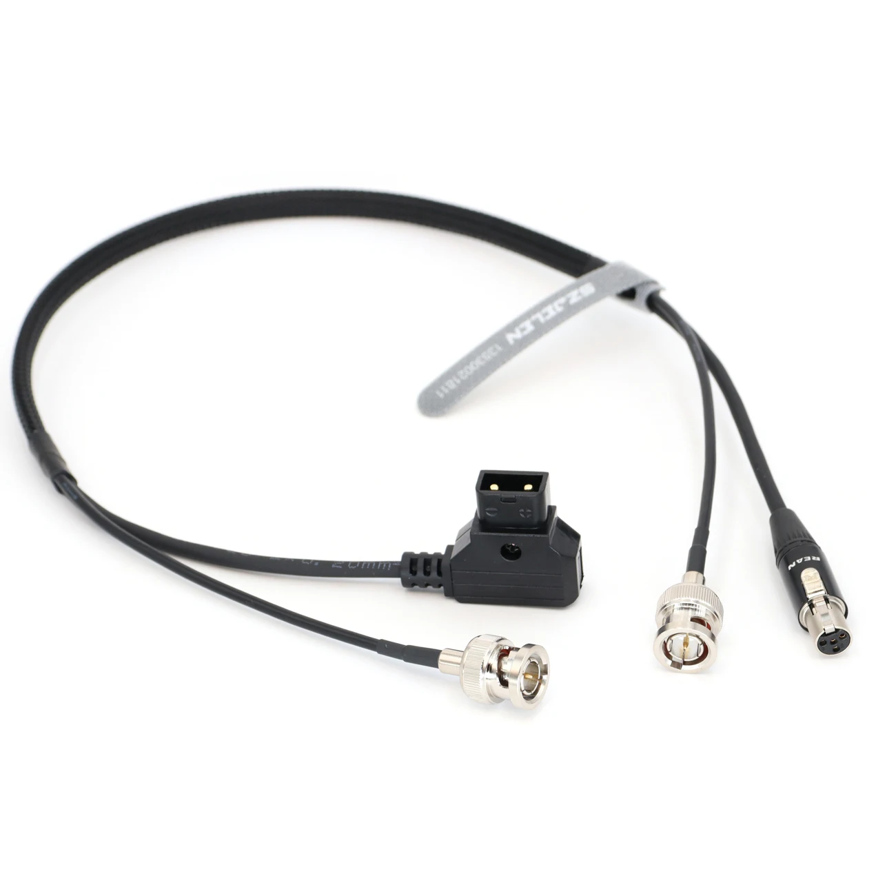 DTAP to ta4f 4pin female Cable and 75ohm SDI  for TVLOGIC 058 056 F-5A F-10A F-7HS power cable Video cable