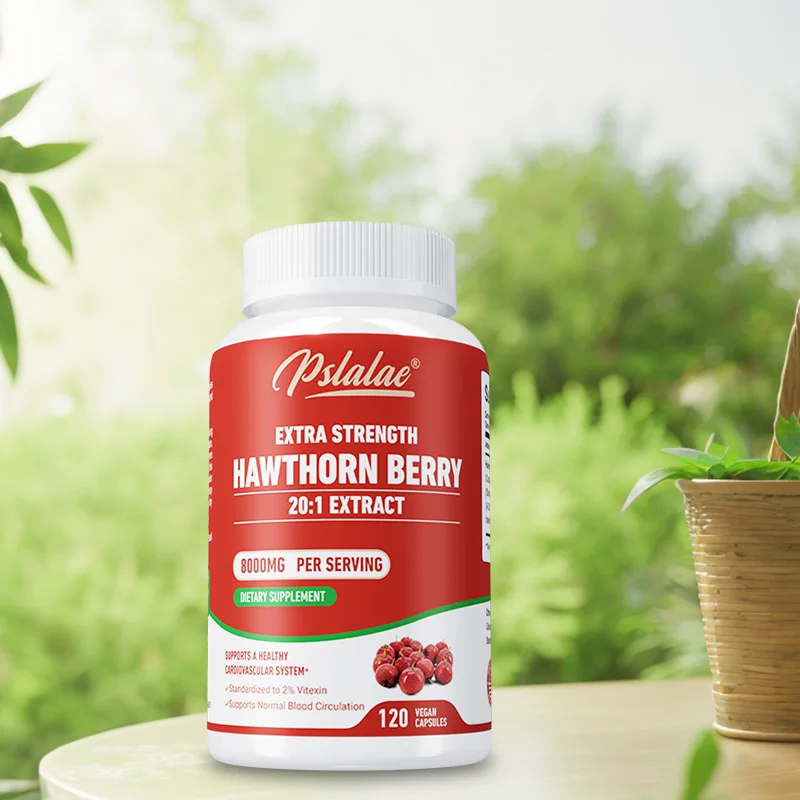 

Hawthorn Berry 20:1 Extract 8000mg Strength - Support Blood Pressure and Healthy Circulation