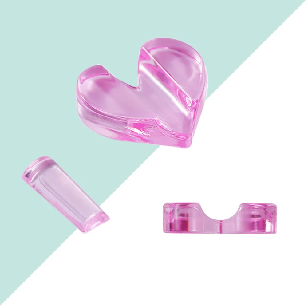 

3 set Heart Shaped Embossing Mould Premium Metal Slice Durable Gold Plaque For Manicure Embossed Design Nail Art Tool Decoration