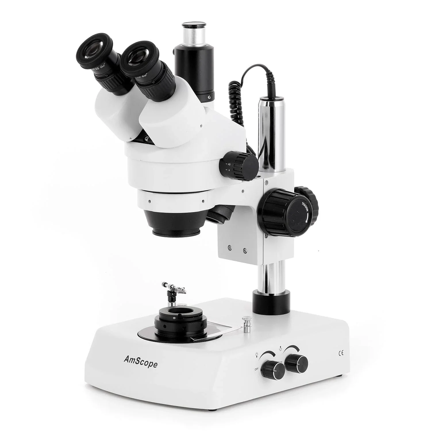 

AmScope 3.5X-90X Jewelry Gem Zoom Stereo Microscope with Dual Halogen Lights