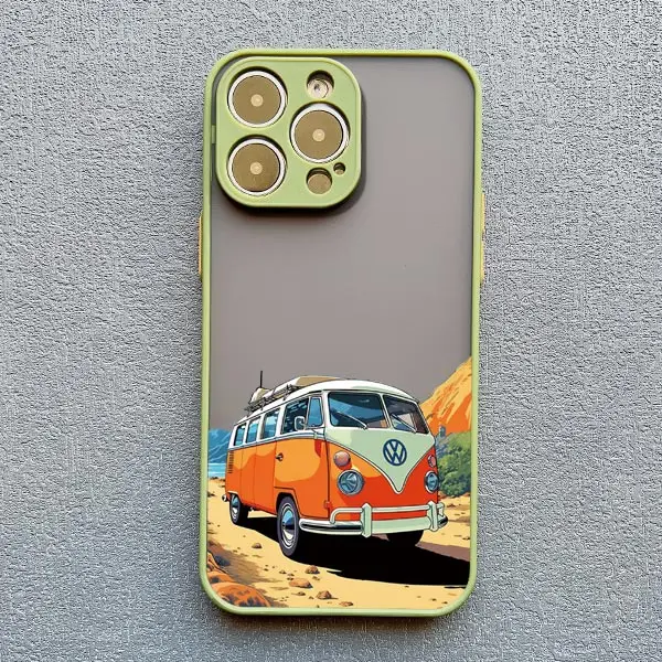 Reise Landschaft Bus Telefon Fall Für iPhone 17 16 15 11 14 Pro Max XS X XR 13 12 Pro Max mini 16 15 14 Plus Stoßfest Zurück Abdeckung – Detail 6