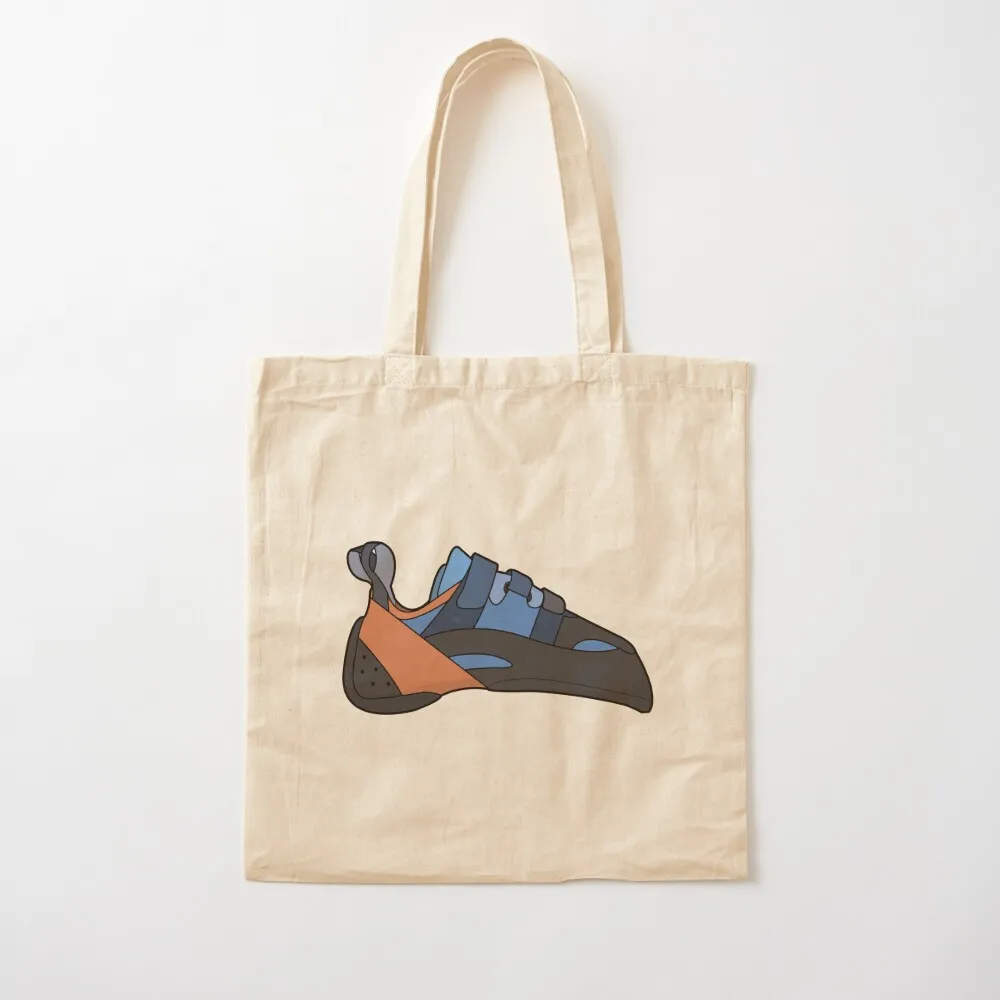 

Climbing Shoe Illustration Tote Bag Shopper bag sacs de shopping bag for beach Canvas Tote