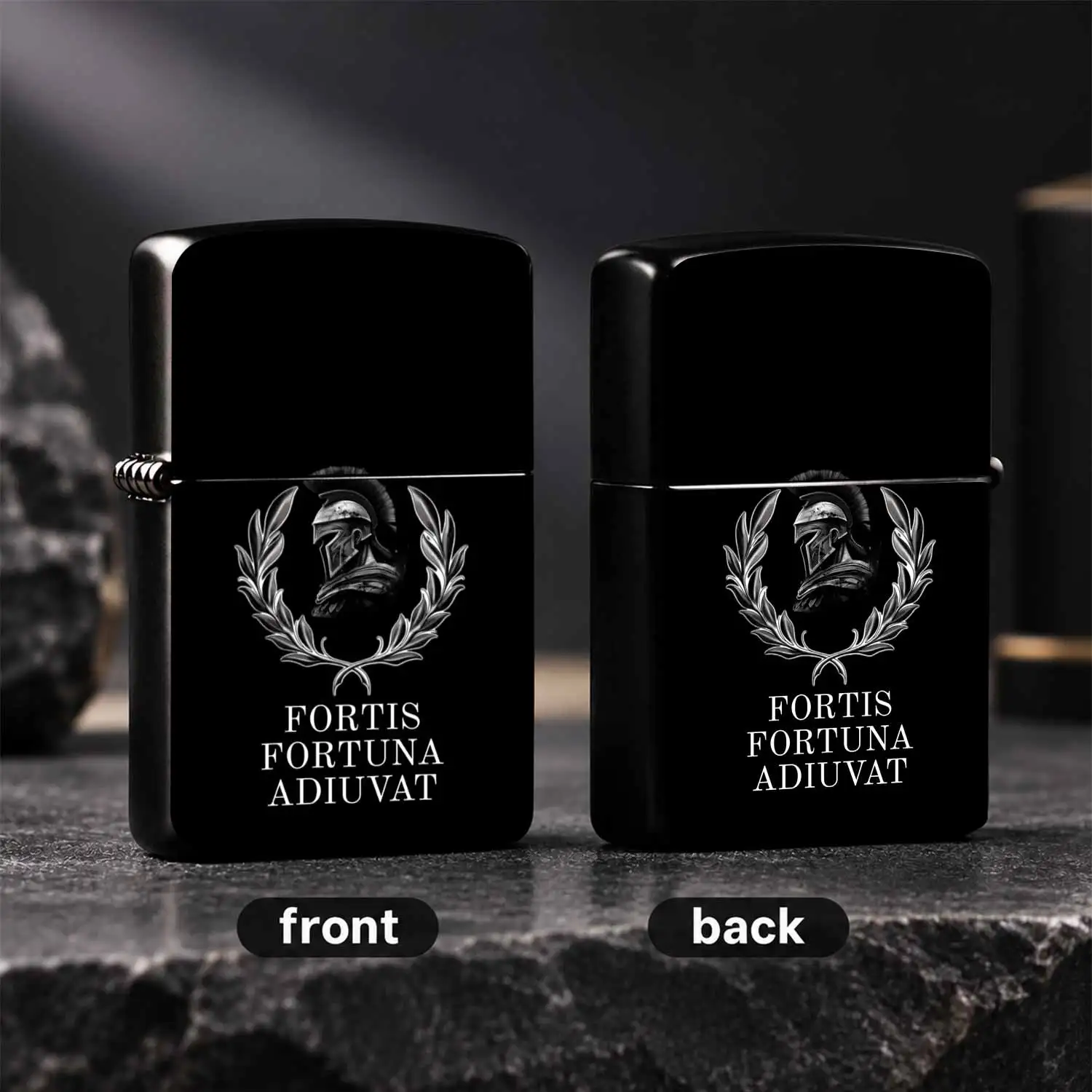 Ancient Roman Themed Lighter With Fortis Fortuna Adiuvat Motto, Retro Inspiring Portable Ignition Tool, Ideal For Daily Commute, Outdoor Activities, Home Use, Gifting To Friends And Comrades, Stylish Durable Multi-Scene Practical Souvenir P