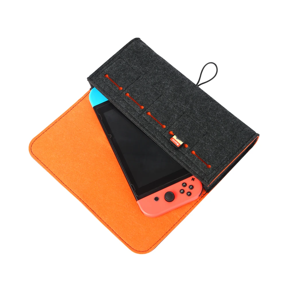 Bolsa de almacenamiento portátil para tarjetas de juego, bolsa de protección de viaje, funda protectora de transporte para Nintendo Switch OLED NS