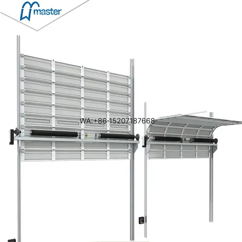 Wmwmnu for Master Well New Design Safety Automatic Aluminum Overhead Single Panel Sectional Industrial Door with Windows