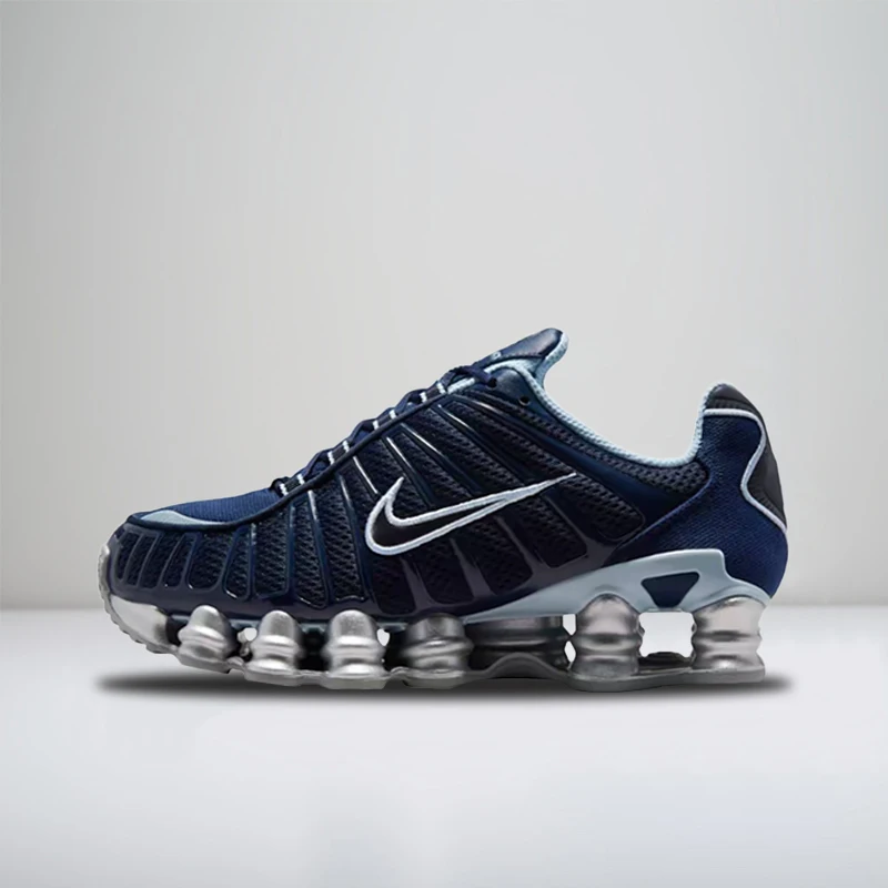 Nike Shox TL Zapatillas deportivas para correr al aire libre, cómodas, suaves, resistentes al desgaste, antideslizantes y de caña baja - Estilo femenino IH4481-400