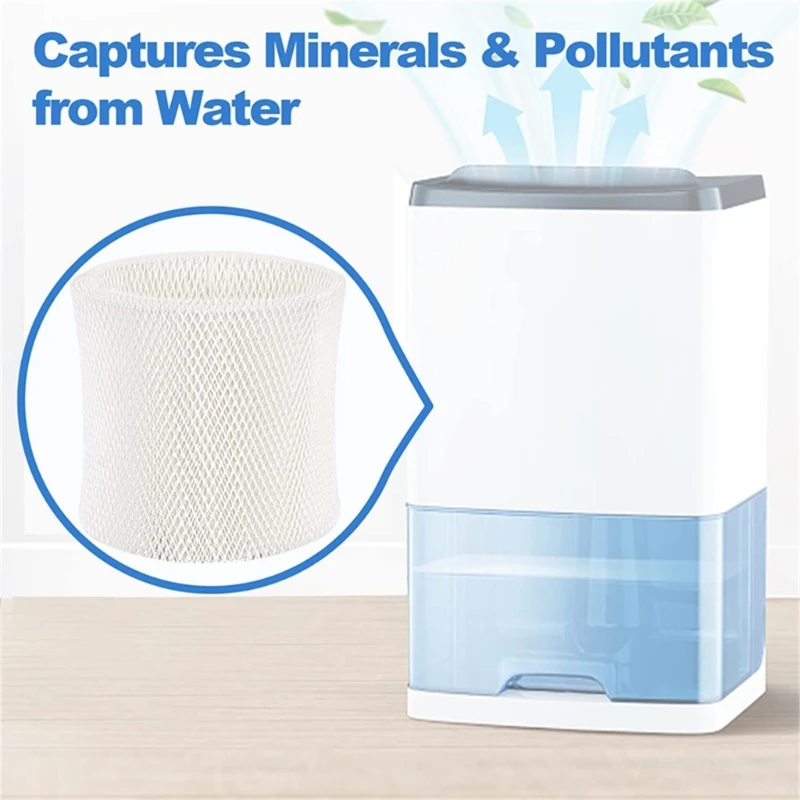 Paquete 2 filtros repuesto para humidificador niebla fría, duraderos, compatibles con HC-888, previenen en