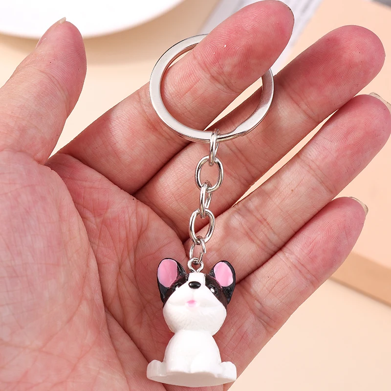 Niedliche kleine gelbe Ente Schlüssel bund bezaubert Frauen Männer kreative Tier Schlüssel ringe für Auto Schlüssel Handtasche Anhänger DIY Schmuck Geschenke – Detail 9