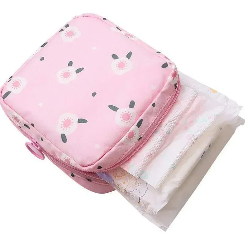 Women Tampon Pouch Napkin Cosmetic Bags Organizer Ladies Makeup Bag Girls Hygiene Pad Bag Lipstick Sanitary Pads Storage Bag