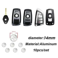 New 11mm 14mm Car Logo Sticker For Car Remote Control Key For BMW M E46 E39 E90 E60 E36 F30 F10 E34 E30 M3 M4 M5 M5 X5 X6 X7 X8
