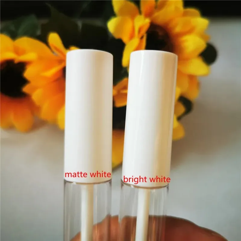 10/20/30/50/100pcs 10ml Empty Cosmetic Packing Containers Makeup Frosted Mascara Tubes Eyelash Cream Refillable Bottle White Cap