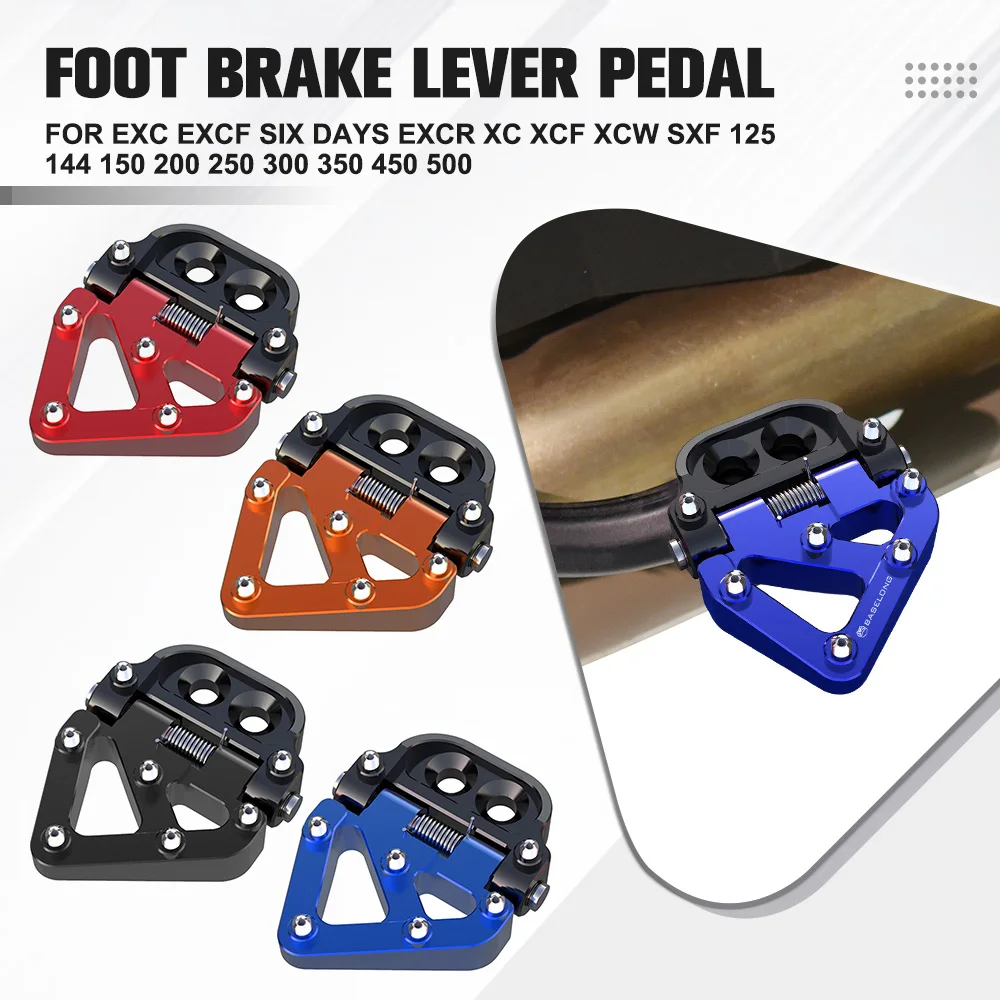 

Motorcycle Folding Rear Brake Pedal Step Tip Plate For RIEJU HUSQVARNA MR PRO FE TX TC FE TE WR CR-WR 125 250 300 350 450 500