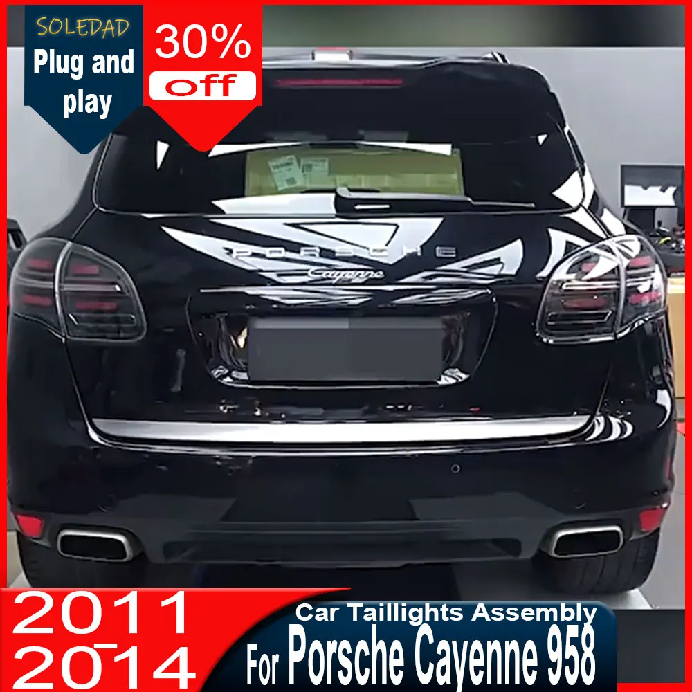 

Для Porsche Cayenne 958.1: Обновленные задние фонари 2011-2014 годов с динамическими LED-указателями поворота и DRL, автоаксессуары
