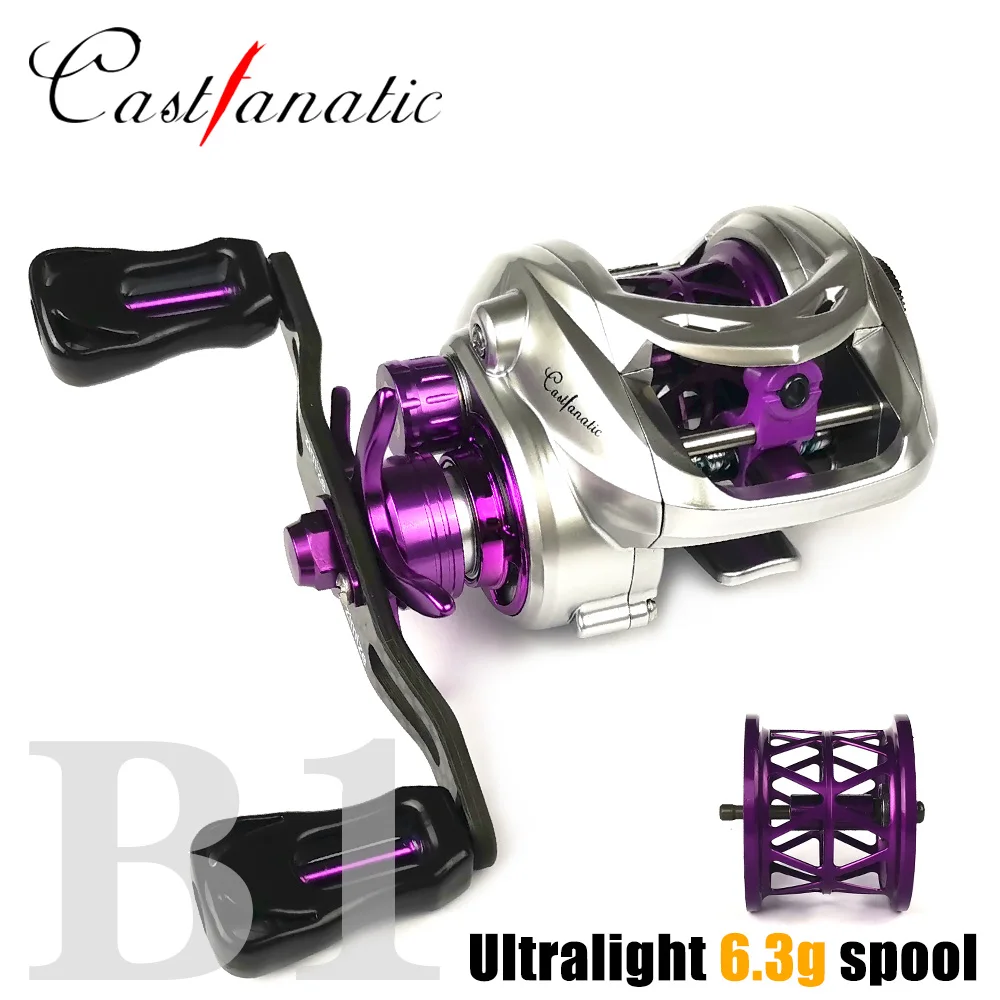 6.3g BFS Spool B1 Ultralight BFS FINESSE Baitcasting Reels 157g Baitcaster Fishing Coil For Perch Tilapia Shad Wheels Tackle