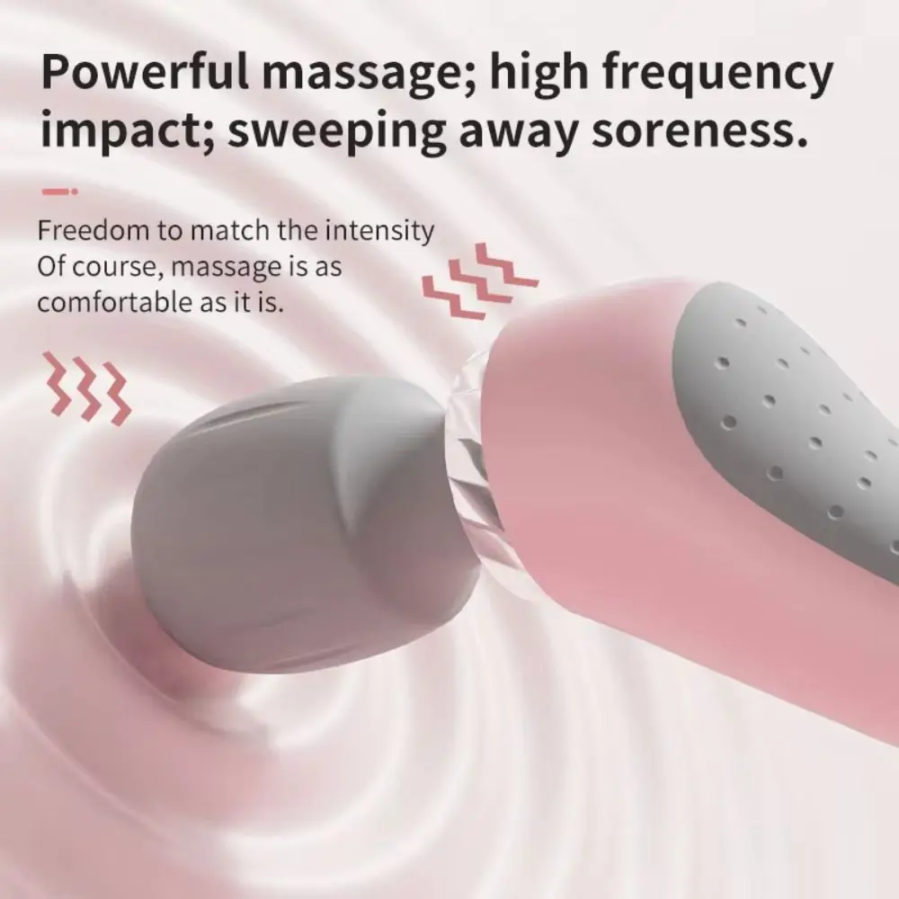 

Portable Electric Massage Stick High-Frequency Vibration Adjustable Handheld Massage Device USB Rechargeable Practical