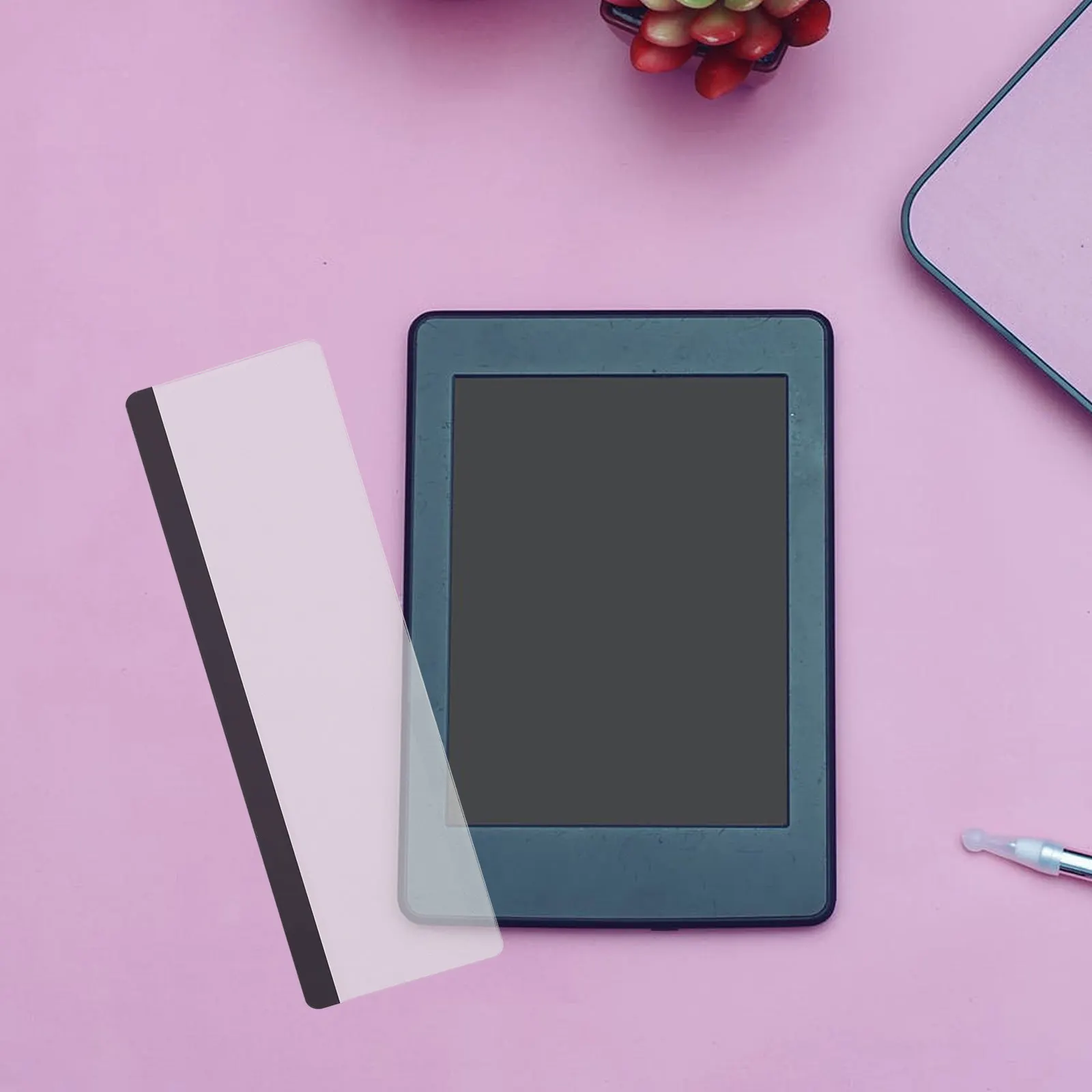Acrylic Transparent Monitor Memo Board Professional Side Screen Panel Office Message Note Holder Memo Board Phone Message Pad