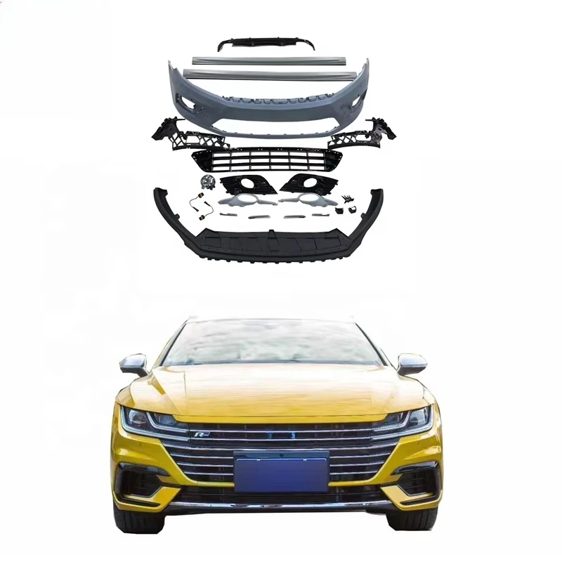 

Competitive Price Car Bumper for VW CC Upgrade to R Line Body Kit Car Front Lip Diffuser Grill