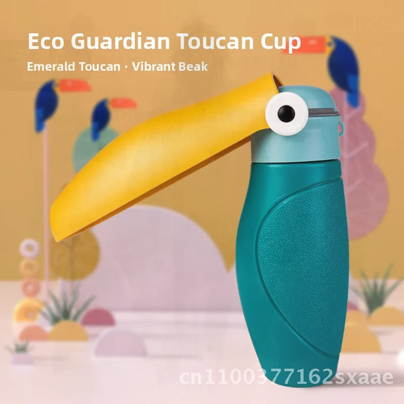 

Портативная чашка для воды для домашних животных для собак и кошек, уличная кормушка, трансграничный стиль с роговой носой, 250 мл/480 мл, доступны различные цвета