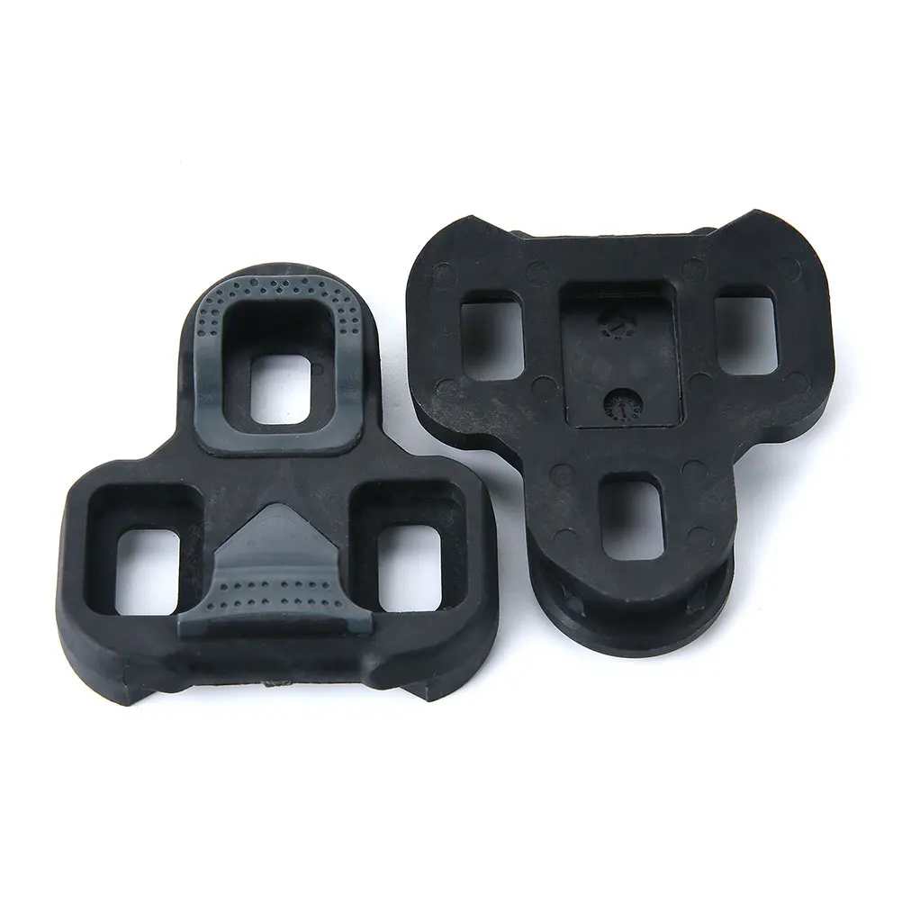 

Adjustable Cycling Cleats Durable Secure Fit Self-Locking Bike Pedal Replacement Toe Clips Black Power for Road