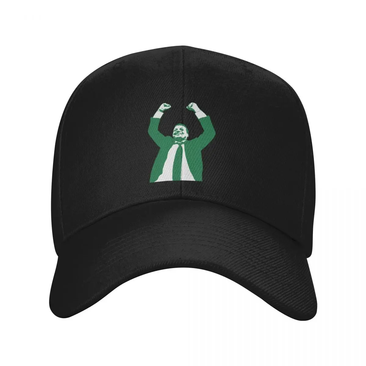 

Ergin Ataman Fists Green White Fill Qiangy Baseball Cap custom Hat Rugby funny hat Men Caps Women's