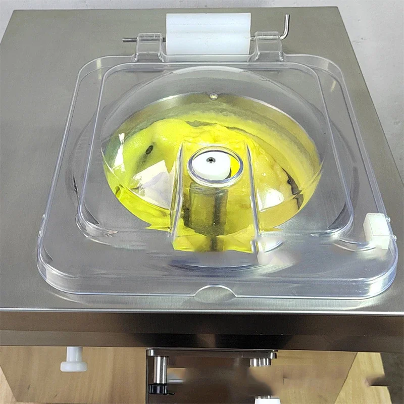 ماكينة آيس كريم من الفولاذ المقاوم للصدأ لسطح المكتب ماكينة آيس كريم صلبة تركية إيطالية مقهى متجر مشروبات باردة 20 لتر/وقت #3