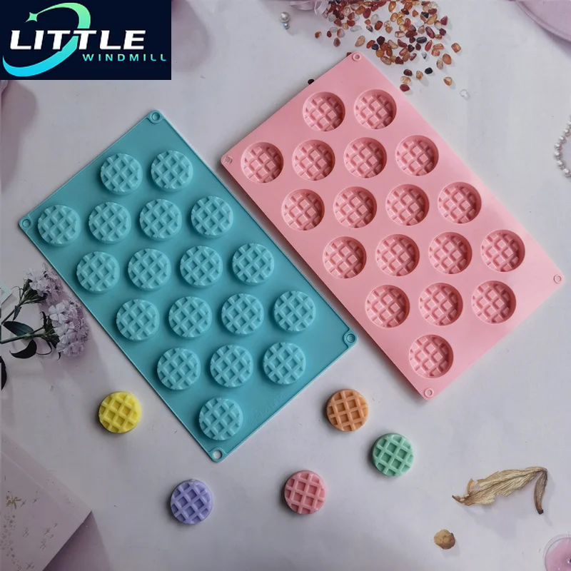 

Waffle Silicone Mold Squared Love Cake Chocolate Biscuit Bread Mould Baking Accessories Tools for Making