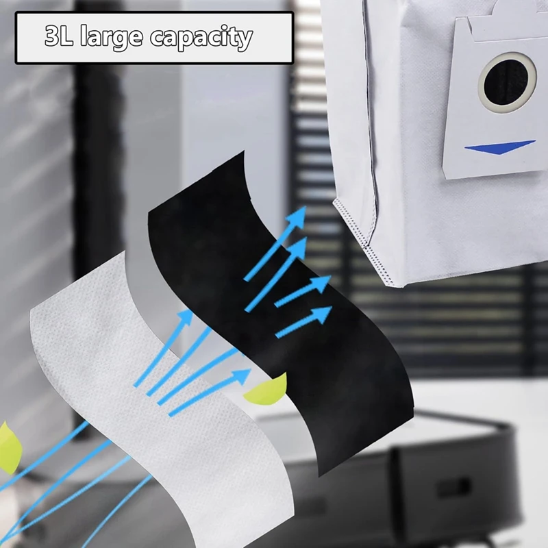 قطع غيار لمكنسة كهربائية روبوت Ecovacs Deebot ، فرشاة جانبية رئيسية ، فلاتر HEPA ، قماش ممسحة ، أكياس غبار ، T30S