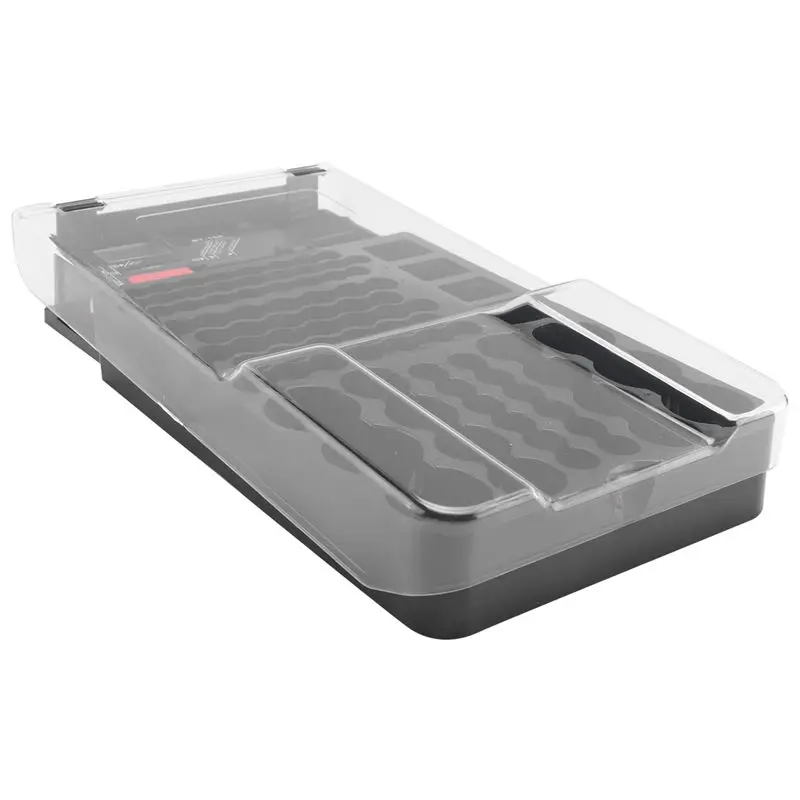AAAEL-The Battery Storage Case,Organizer With Hinged Clear Cover, With Battery Tester, Holds 93 Batteries Various Sizes
