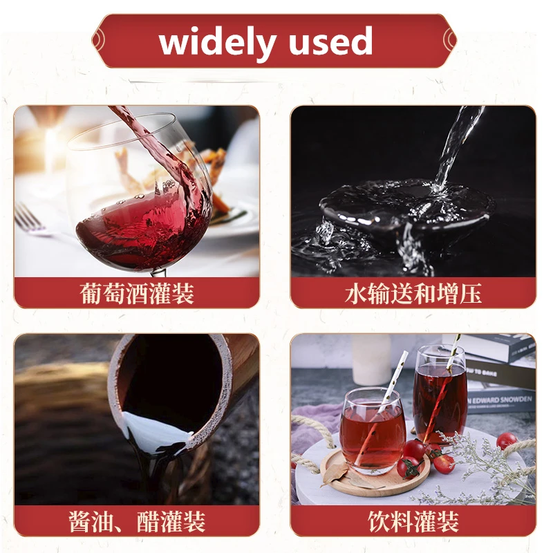 Wine Tank Wine Pump Electric Wine Pomp AC 220V Self-priming Pump PWM Adjustable Flow DC 12V 2.5A Household Filling Machine