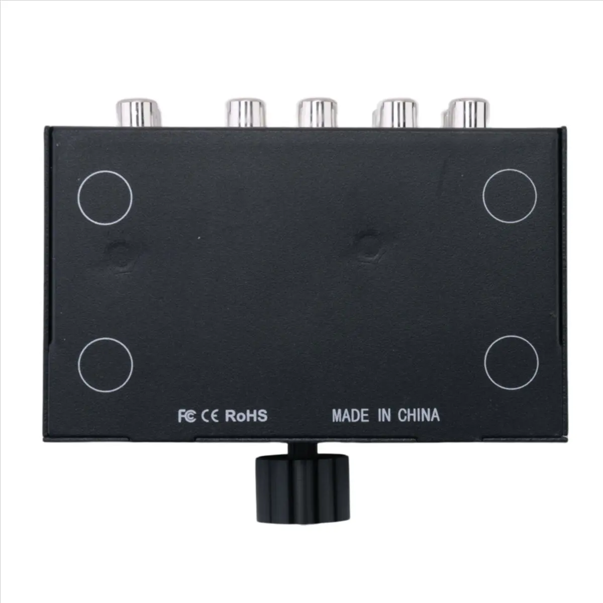 DTC5 4 Way Bi-Directional Stereo Audio Switch 1 in 4 Out or 4 in 1 Out L/R Jack Sound Channel Audio Switcher