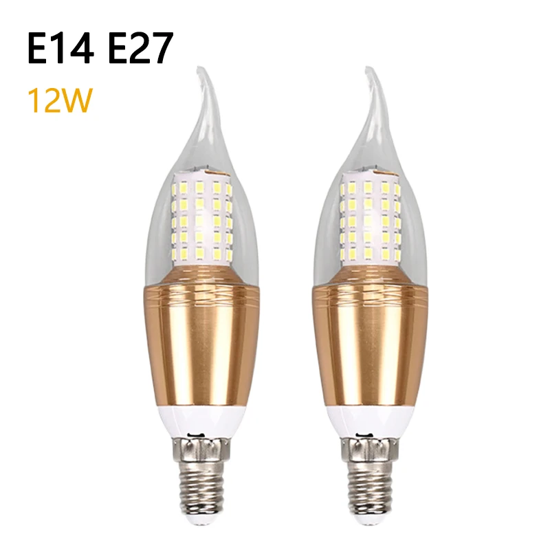 12W Vintage Retro E14 E27 LED Candle Light Bulb 220V Chandelier Lamp Corn Bulb Bedroom Lamp Decoration Energy Saving Lights