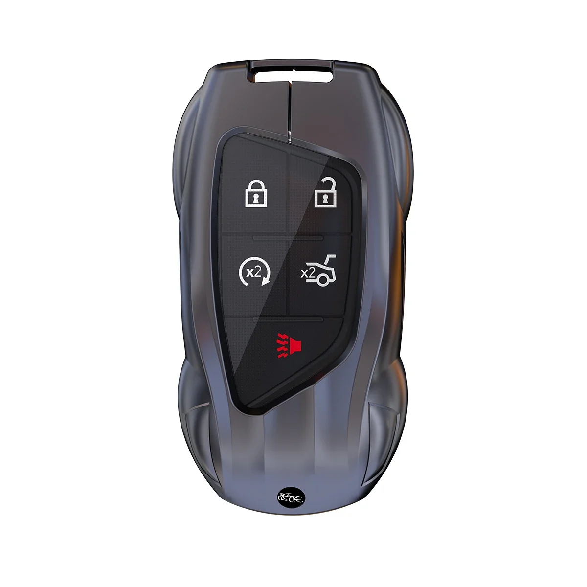 For Cadillac Key Protector Suitable for GMC Sierra Yukon Chevrolet Silverado 1500 Suburban Tahoe Alloy Silicone Keychain