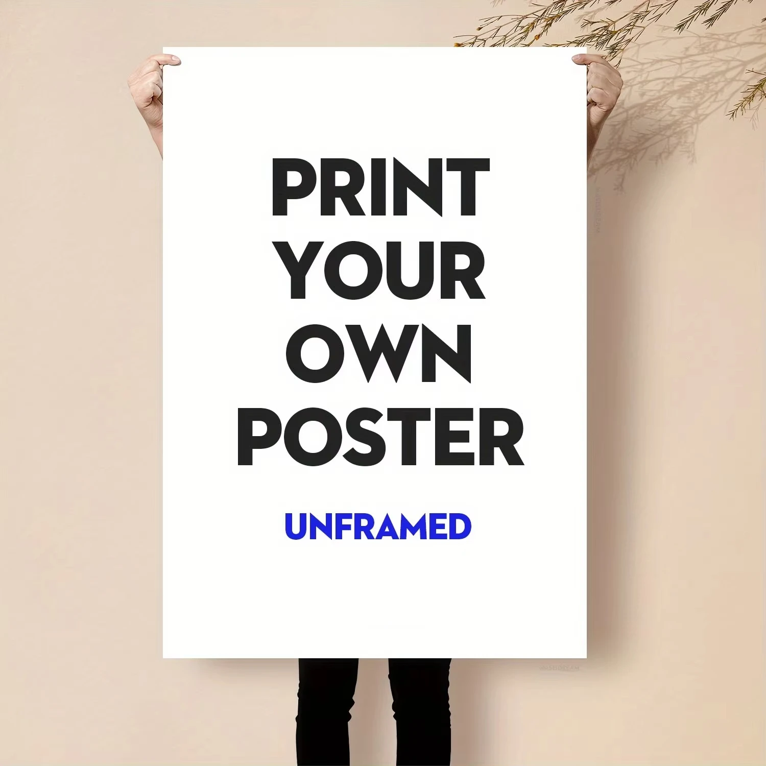 طباعة اللوحة شخصية غير المؤطرة ملصق مخصص طباعة الصور للعائلة، حفلات الزفاف، الذكرى السنوية عالية الجودة قماش جدار الفن