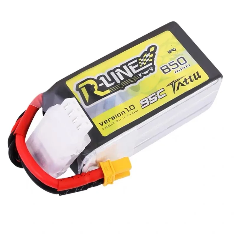 Pour TATTU Gold Brick 1.0 batterie au Lithium polymère 650 750 850mAh 95C haute tension pour Drone FPV 3S 4S 6S1P en option