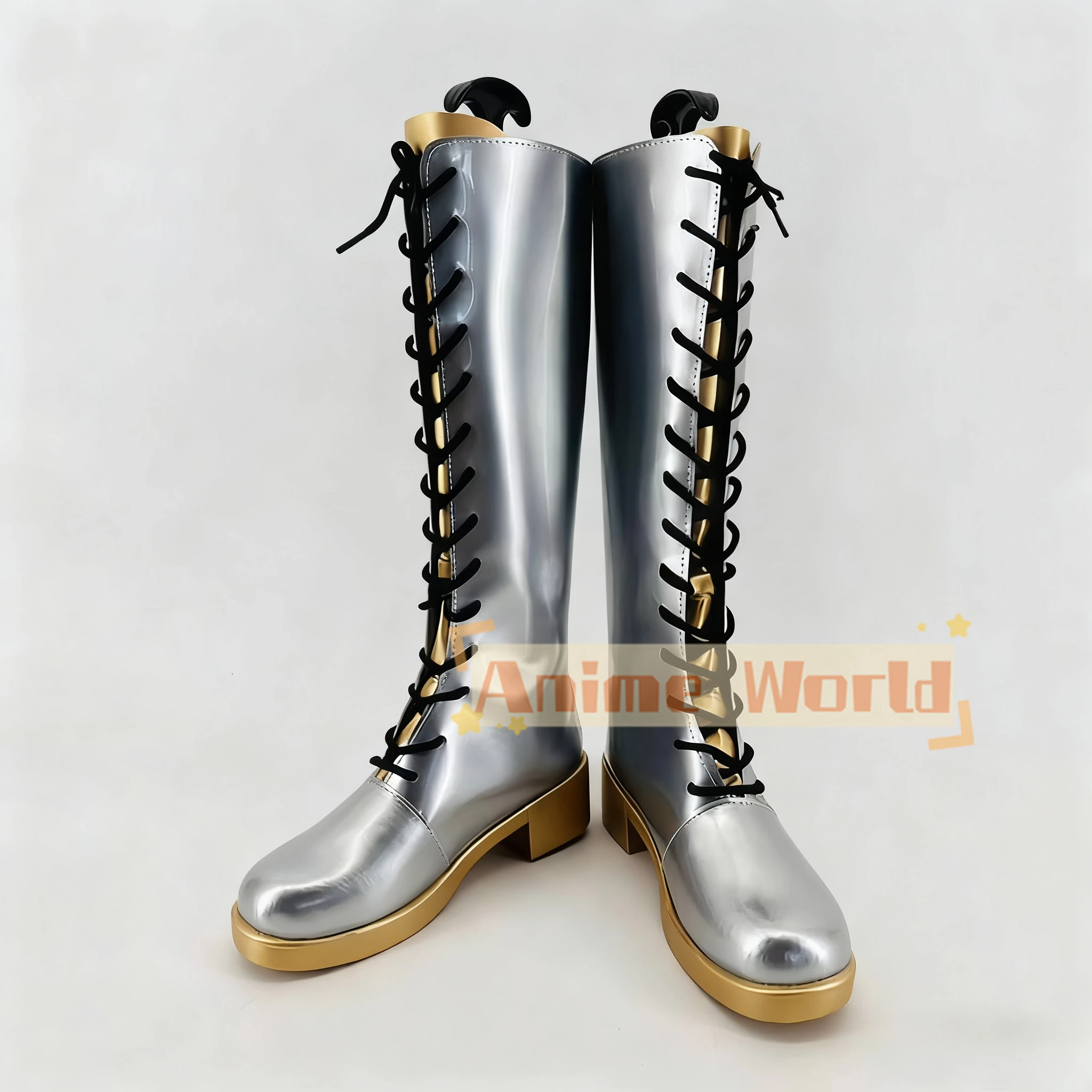 Niños adultos niños niñas niños Kpop HUNTR/X Golden Rumi Cosplay botas zapatos botas mujeres niñas fiesta de Halloween juego de rol