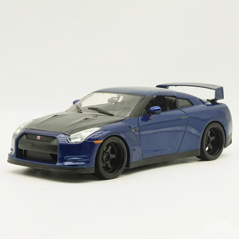 

1:18 Scale Diecast Alloy JADA NISSAN GTR35 R35 Toys Sports Cars Model Classics Adult Collectible Souvenir Gifts Static Display