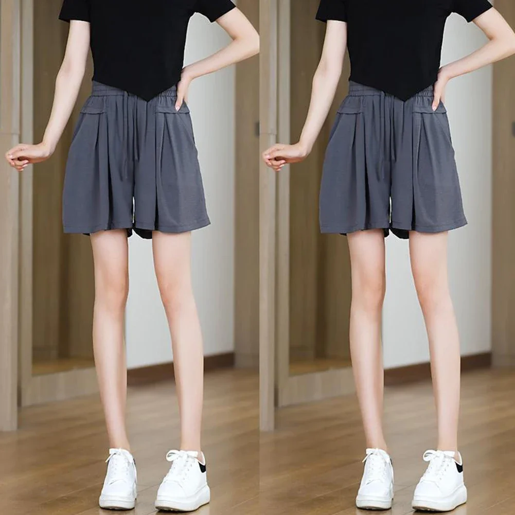 Casual Outfits Breathable Loose Shorts Comfortable Everyday Shorts Available In Black, Grey, Coffee Daily Wear