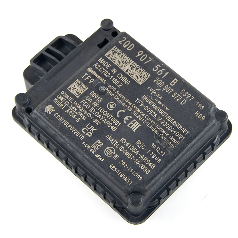 2QD 907 561 B ACC Radar Sensor For VW Jetta MK7 Polo Tayron T-Roc Passat B8 Tiguan MK2 Kodiaq Adaptive Cruise Control 2QD907561B