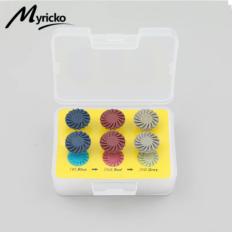 Dental Rubber Polisher Composite Resin Polishing Disc Diamond System RA Disc  Wheel Spiral Flex Brush Dentistry Tool